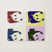 Pop Art Baby Pandas Legpuzzel (Horizontaal)