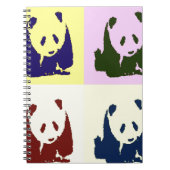 Pop Art Baby Pandas Notitieboek (Voorkant)