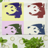 Pop Art Baby Pandas Theedoek (Gevouwen)