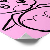 Pop Art Baby Tux Poster (Hoek)