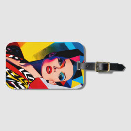 Pop Art Bagagelabel