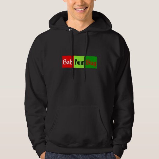 Pop Art BAH HUMBUG! Hoodie (Voorkant)