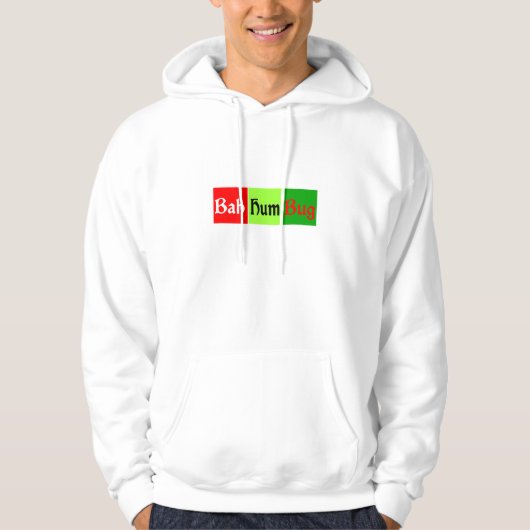 Pop Art BAH HUMBUG! Hoodie (Voorkant)