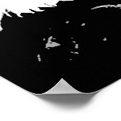 Pop Art Bald Eagle Love Verlaat Amerika Slogan Say Poster (Hoek)