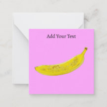 Pop Art Banaan Roze Achtergrond Persoonlijk