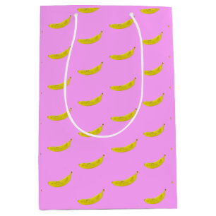 Pop Art Banana in geel Medium Cadeauzakje