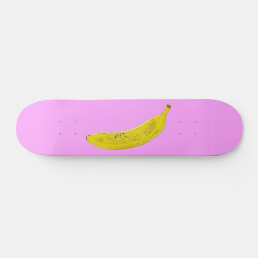Pop Art Banana in geel Persoonlijk Skateboard (Horizontaal)