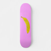 Pop Art Banana in geel Persoonlijk Skateboard (Voorkant)