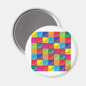 Pop Art Banana Magneet (Voorkant / Achterkant)