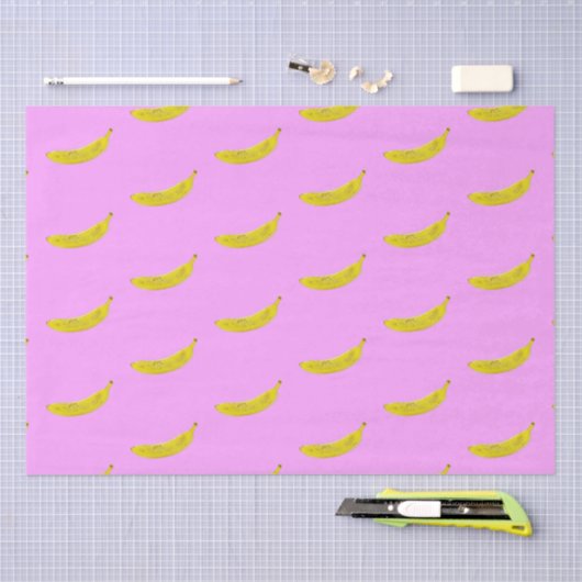 Pop Art Banana Pattern Tissuepapier (Craft)