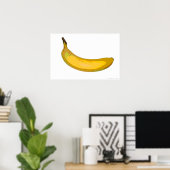 Pop Art Banana Print (Thuiskantoor)