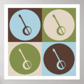 Pop Art Banjo Poster (Voorkant)