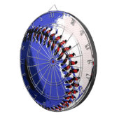 Pop Art Baseball Dartbord (Voorkant Rechts)