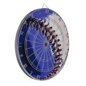 Pop Art Baseball Dartbord (Voorkant Links)