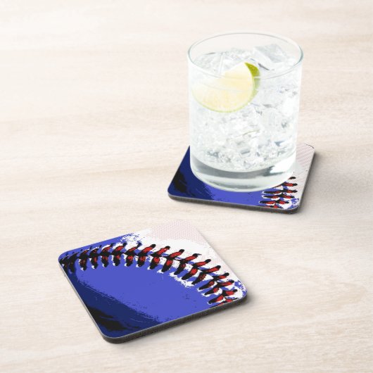 Pop Art Baseball Drankjes Onderzetter (Rechterzijde)