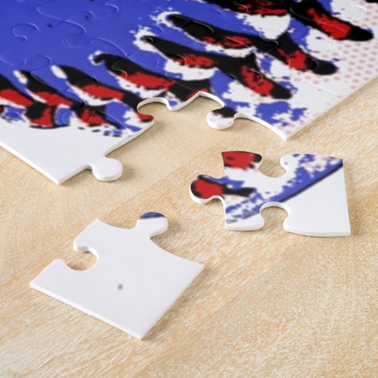 Pop Art Baseball Legpuzzel (Zijkant)