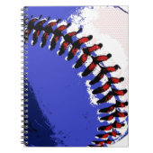 Pop Art Baseball Notitieboek (Voorkant)