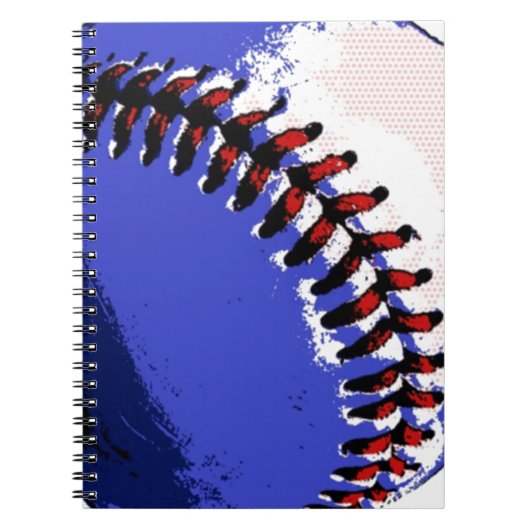 Pop Art Baseball Notitieboek (Voorkant)