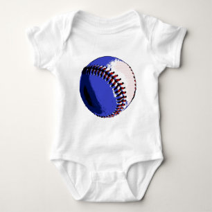 Pop Art Baseball Romper