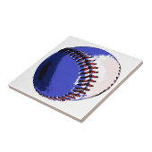 Pop Art Baseball Tegeltje (Zijkant)
