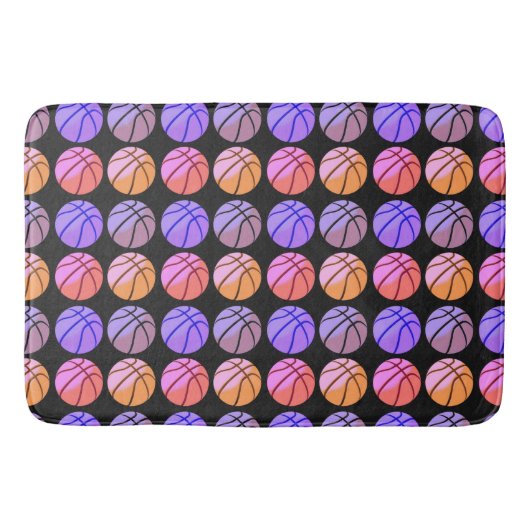 Pop Art Basketbal Badmat (Voorkant)