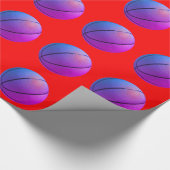 Pop Art Basketbal Cadeaupapier (Hoek)
