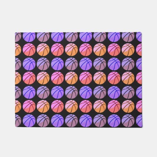 Pop Art Basketbal Deurmat (Voorkant)