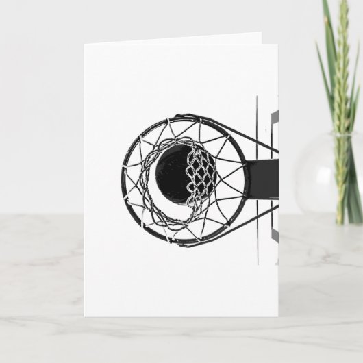 Pop Art Basketbal Kaart (Voorkant)