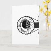 Pop Art Basketbal Kaart (Gele Bloem)