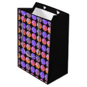 Pop Art Basketbal Medium Cadeauzakje (Achterkant Gekanteld)