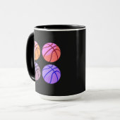 Pop Art Basketbal Mok (Voorkant links)
