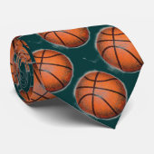 Pop Art Basketbal Neckwear Stropdas (Opgerold)
