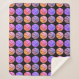 Pop Art Basketbal Sherpa Deken