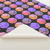 Pop Art Basketbal Sherpa Deken (3/4)