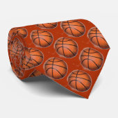 Pop Art Basketbal Stropdas (Opgerold)