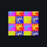 Pop Art Basketbal Uniek Trendy Ingewikkeld Canvas Afdruk<br><div class="desc">Ik hou van dit spel. Populaire sport - Pop Art Style Basketball Ball Afbeelding.</div>