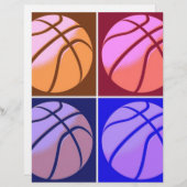 Pop Art Basketball (Voorkant / Achterkant)