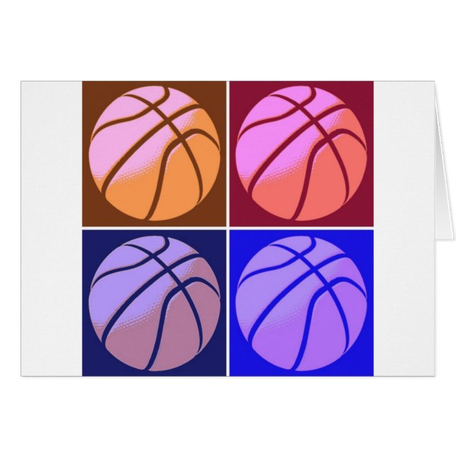 Pop Art Basketball (Voorkant Horizontaal)