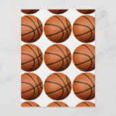 Pop Art Basketball Briefkaart (Voorkant)