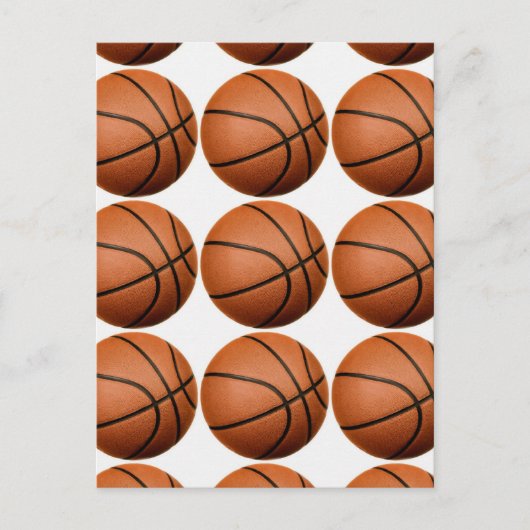 Pop Art Basketball Briefkaart (Voorkant)