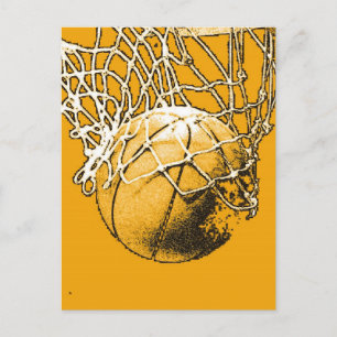 Pop Art Basketball Briefkaart