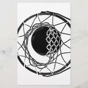 Pop Art Basketball Briefpapier