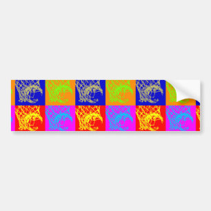 Pop Art Basketball Bumpersticker