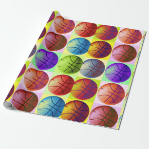 Pop Art Basketball Cadeaupapier