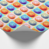 Pop Art Basketball Cadeaupapier (Hoek)