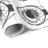 Pop Art Basketball Cadeaupapier (Rol Hoek)