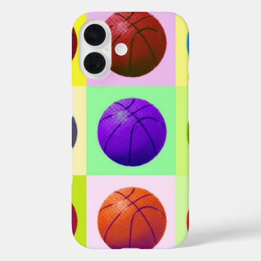 Pop Art Basketball Case-Mate iPhone Case (Achterkant)
