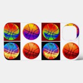 Pop Art Basketball Case-Mate iPhone Case (Achterkant (horizontaal))