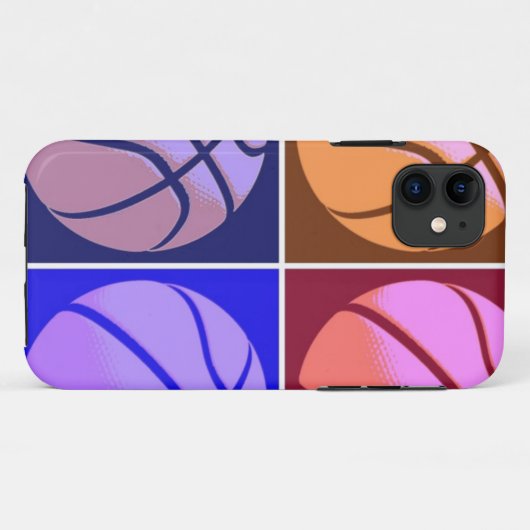 Pop Art Basketball Case-Mate iPhone Case (Achterkant (horizontaal))