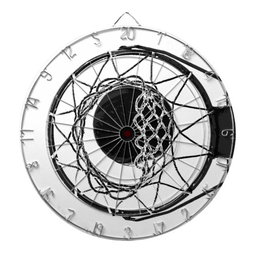 Pop Art Basketball Dartbord (Voorkant)